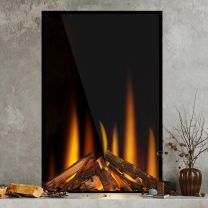 British Fires Knightwood Built In Media Wall Electric Fire