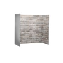 Gallery Iced Grey Ceramic Stove & Fireplace Chamber